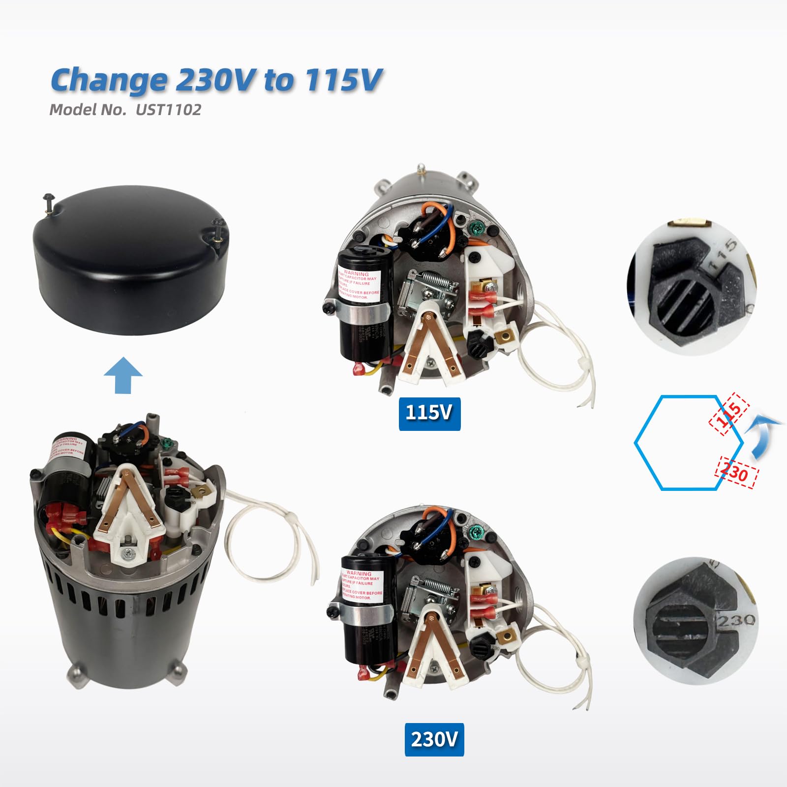 Amazon.com: UST1102 1HP Replaces Century/AO Smith Swimming Pool